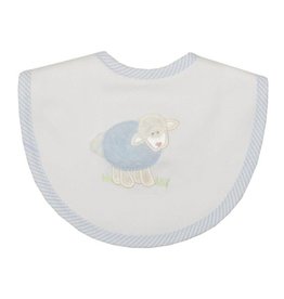 Three Marthas Basic Bib Blue Lamb xx
