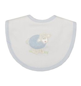 Three Marthas Medium Bib Blue Lamb