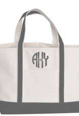 CB Station Large Canvas Grey Tote