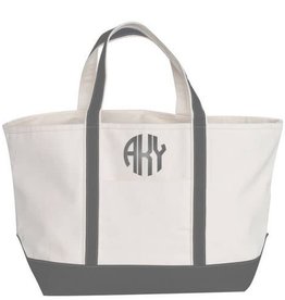 CB Station Large Canvas Grey Tote