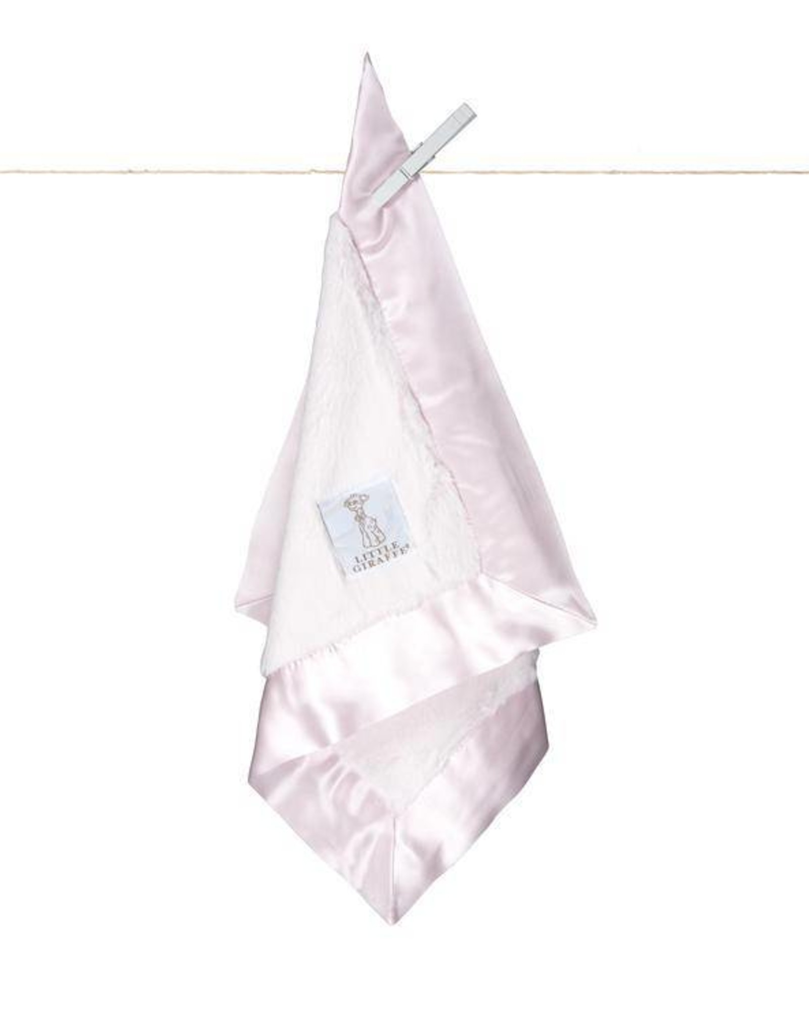 Little Giraffe Luxe Blanky Pink