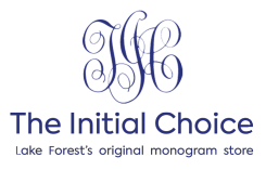  The Initial Choice is a full-service monogram and gift shop, located in Lake Forest, IL. We offer a wide variety of gifts for loved ones or for yourself! Make it extra special by adding a custom monogram.  