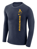 Nike Marled LS Tee Navy Heather 2021-22