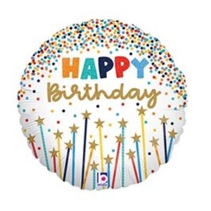 Burton & Burton Round Birthday Balloons $3