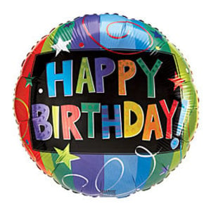 Burton & Burton Round Birthday Balloons $3