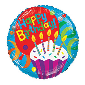 Burton & Burton Round Birthday Balloons $3