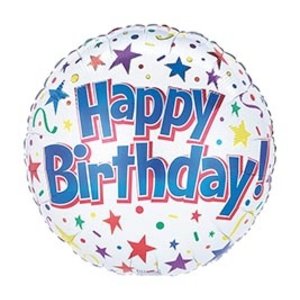 Burton & Burton Round Birthday Balloons $3