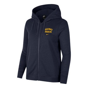 Women's Club Fleece Full Zip -Gold Lettering 23-24