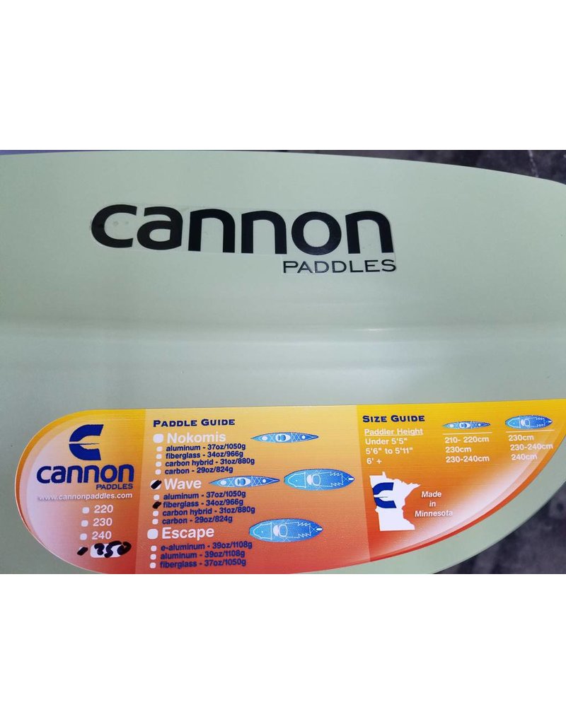 Cannon a wave