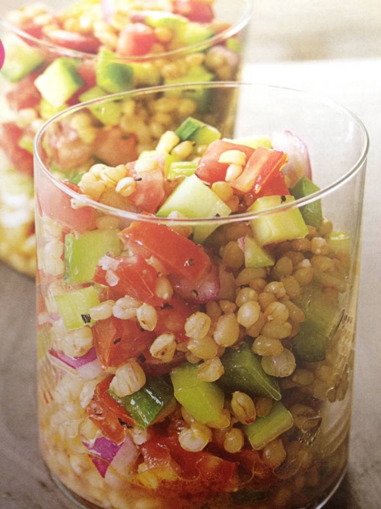 Veggie Wheat-Berry Salad