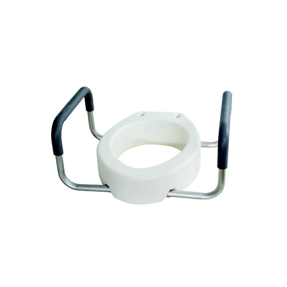 TOILET RISER ELONG W/ ARM BOLT Atlantic Healthcare Products