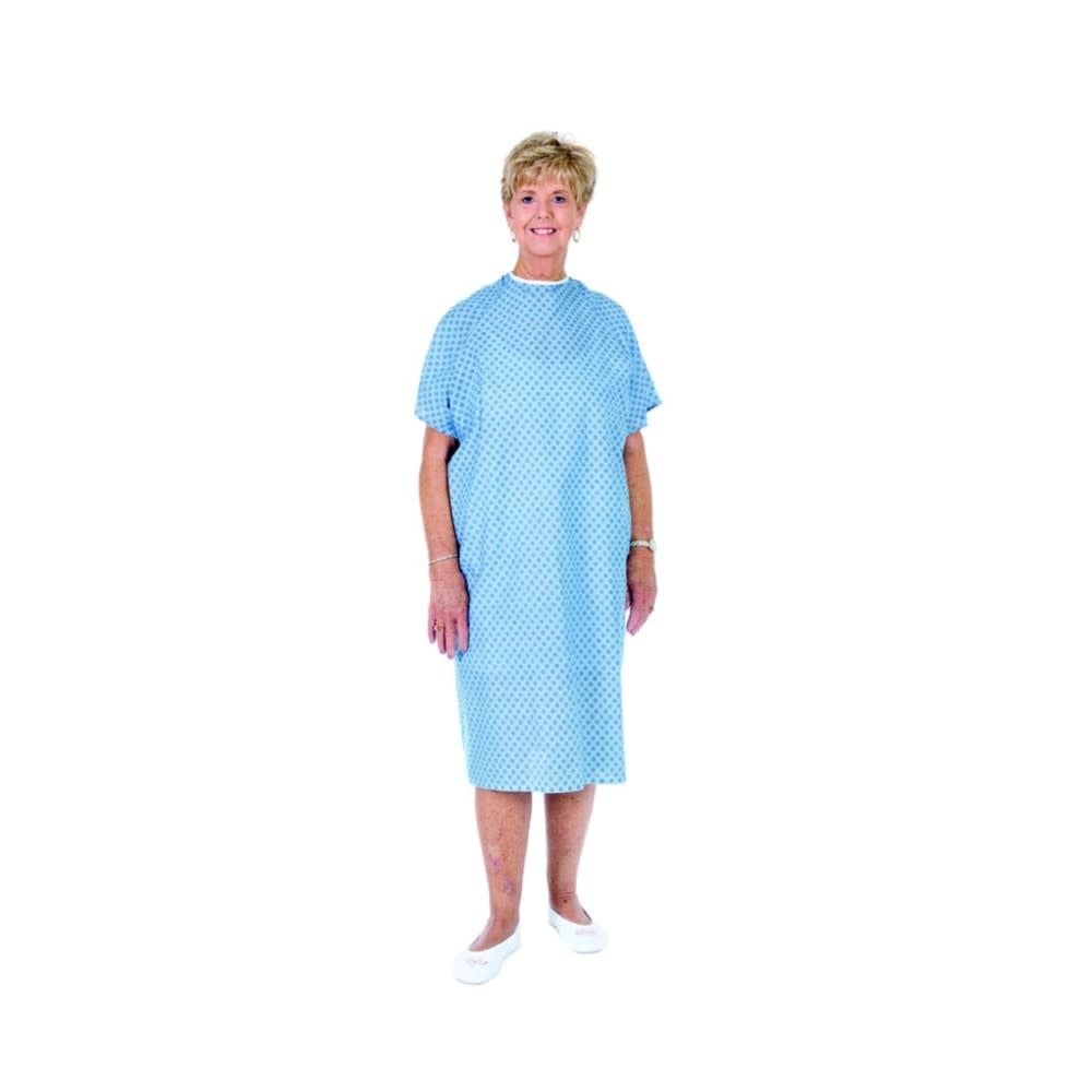Essential Medical Patient Gown C:Blue