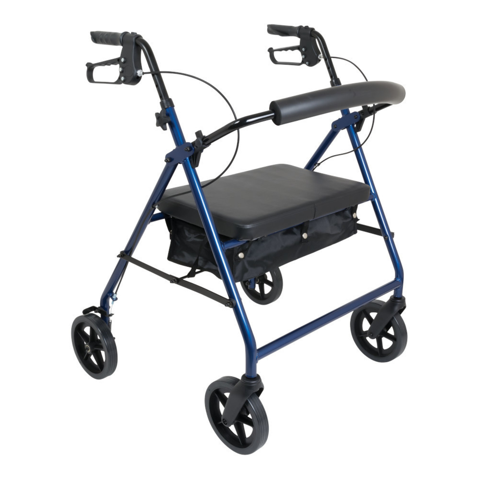 4 Wheel Walker 8" Bariatric - Blue product image #1