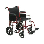 HD 22" Steel Transport Chair