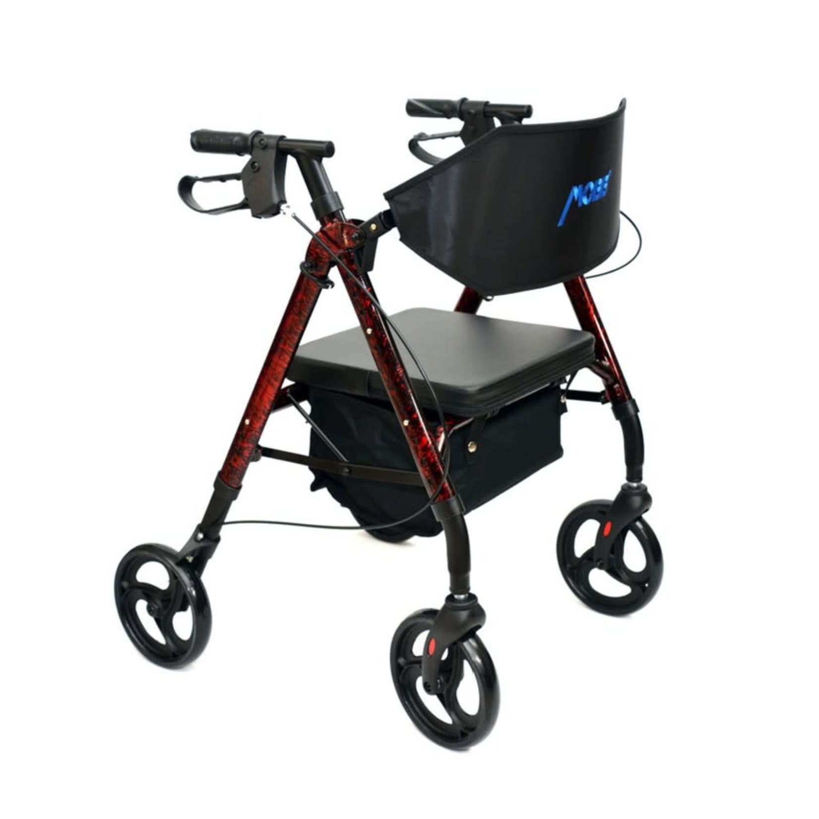 4 Wheel Walker 6" Red Universal