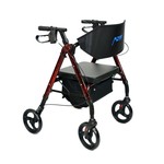 4 Wheel Walker 8" Red Universal