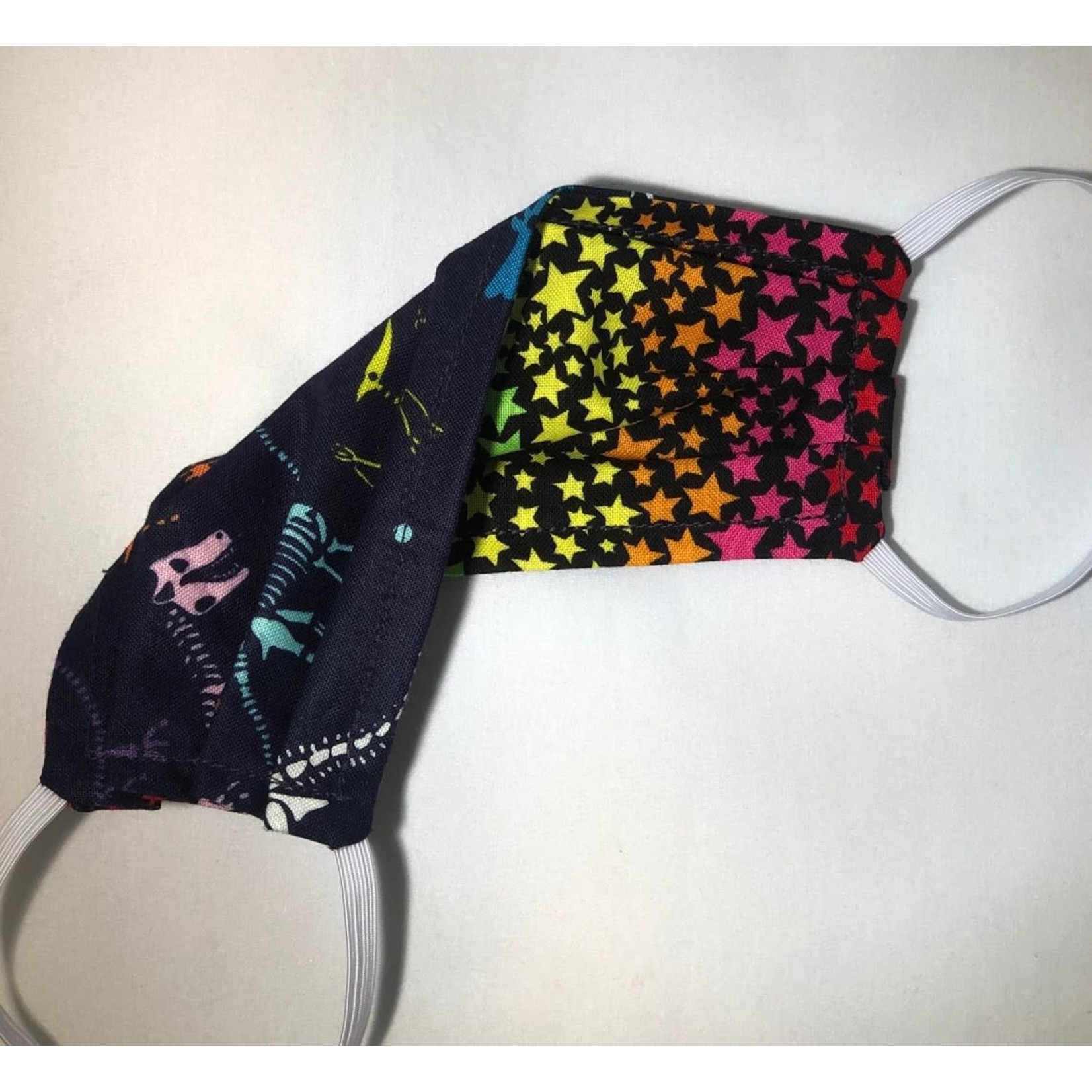Face Cover - Reversible Kids Reversible Mask Dino/Star - Kids