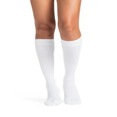Women's Diabetic Compression Socks - White 18-25 mmHg