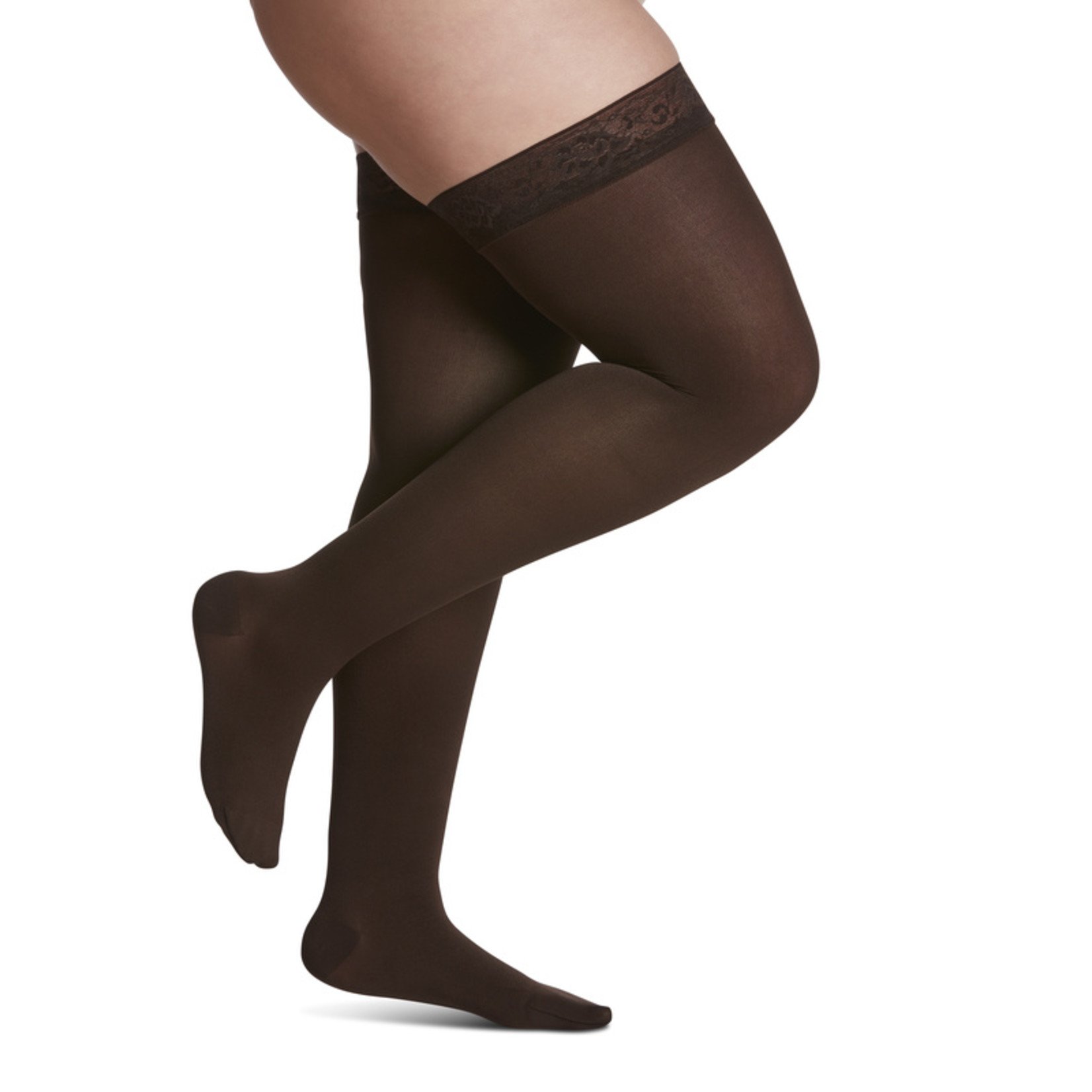 SIGVARIS Women's Style Soft Opaque Thigh-High 20-30mmHg