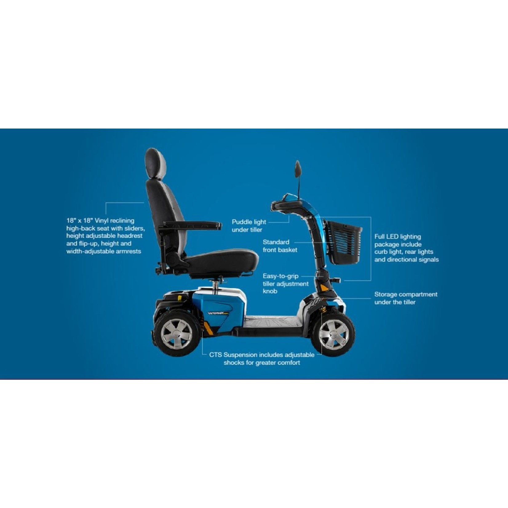 Victory LX Sport 4-Wheel Scooter product image #4