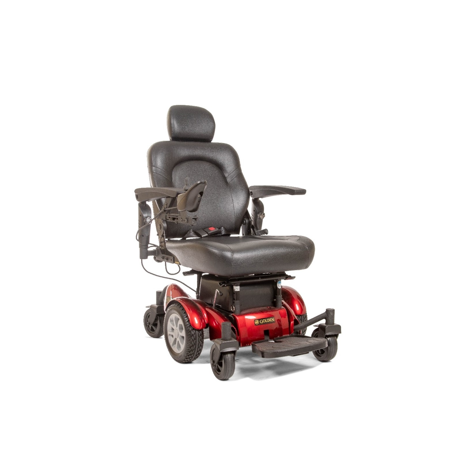 Compass HD Center-Wheel Drive-Red Power Chair product image #1