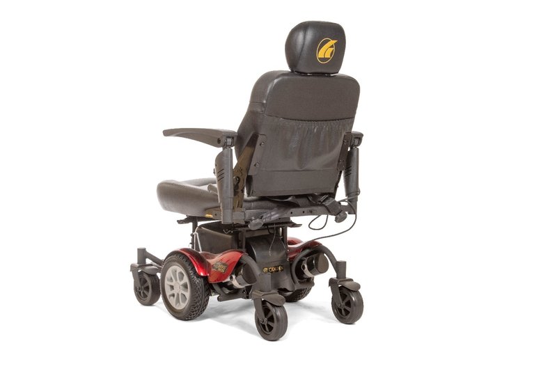 Golden Technologies Compass HD Center-Wheel Drive-Red Power Chair