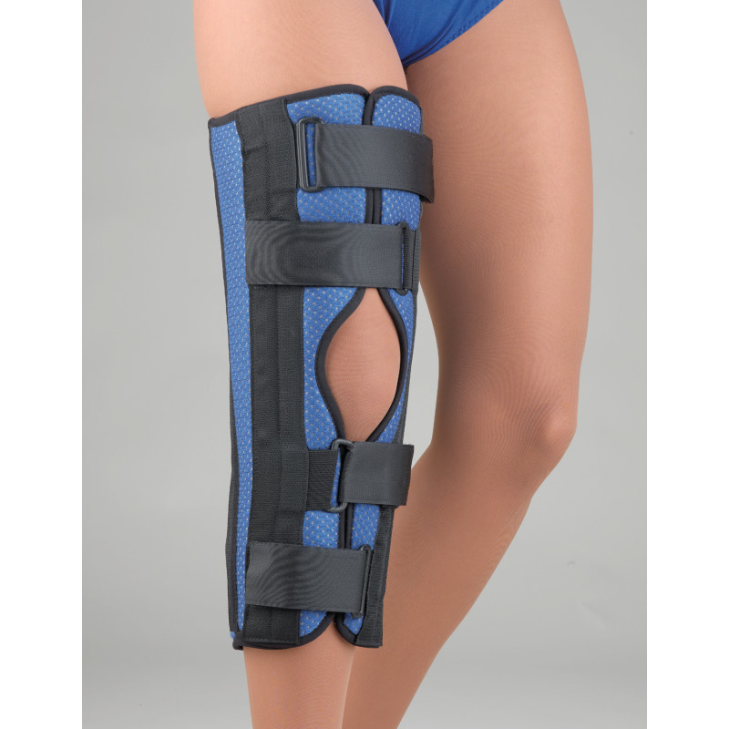 FLA Orthopedics Knee Immobilizer Tri-Panel Foam Blue Un