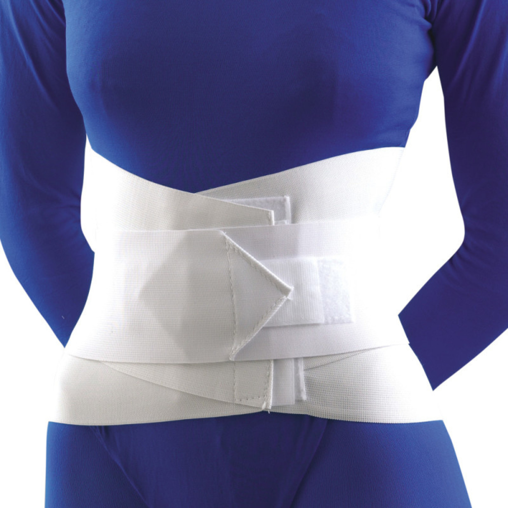 Lumbar Support Sacral W/Abdominal Belt 10 inches White product image #1