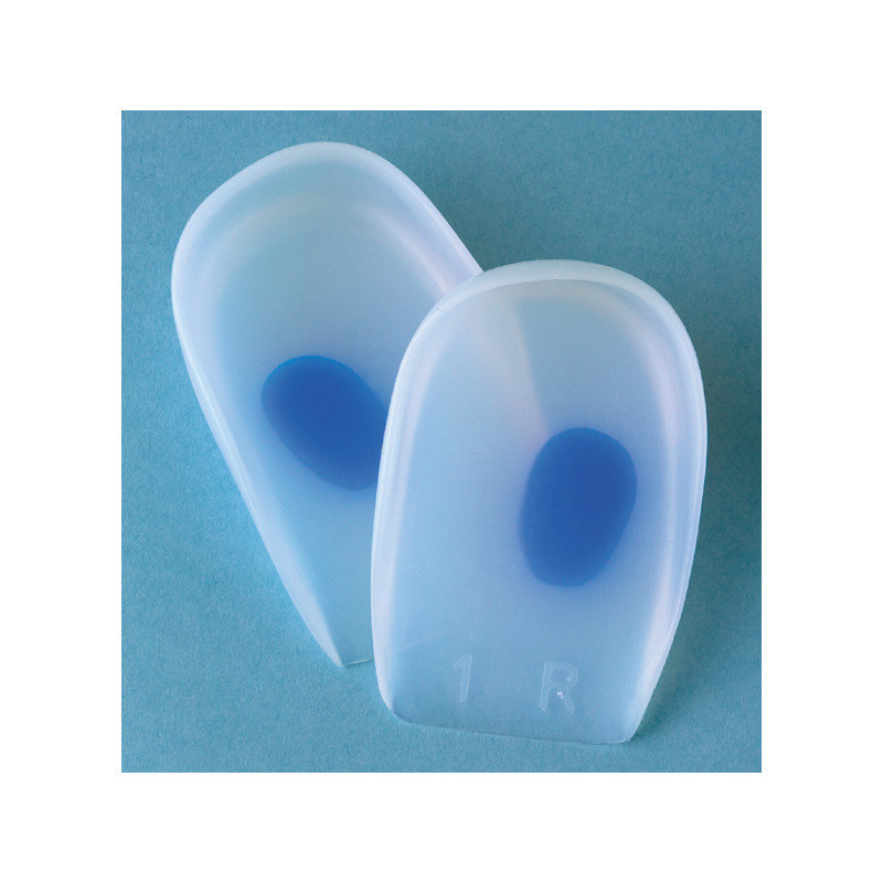 FLA Orthopedics Soft Point Silicone Heel Cup W/Dot Blue