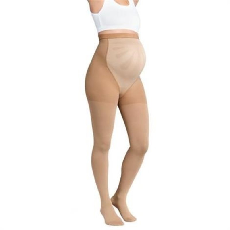 JOBST JOBST Maternity Opaque Waist High Stockings Pantyhose, 15-20