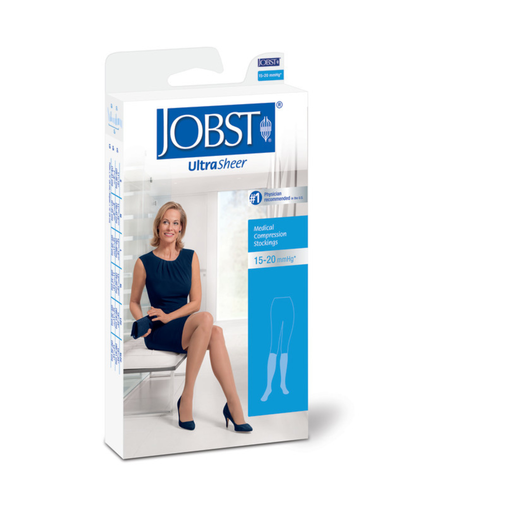 JOBST Jobst Ultrasheer Knee Closed Toe 15-20 mmHg