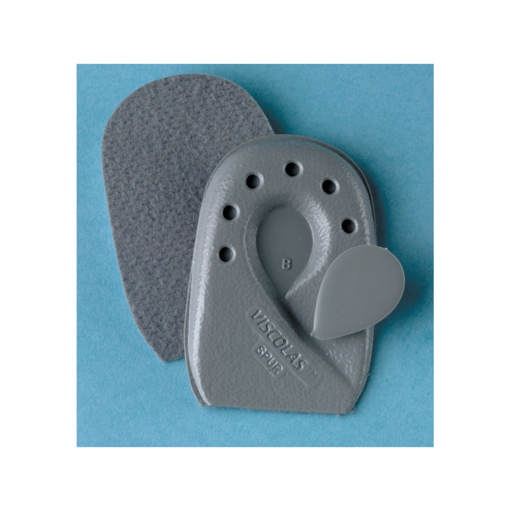 JOBST Soft Point Viscolas Heel Spur Cushion Gray