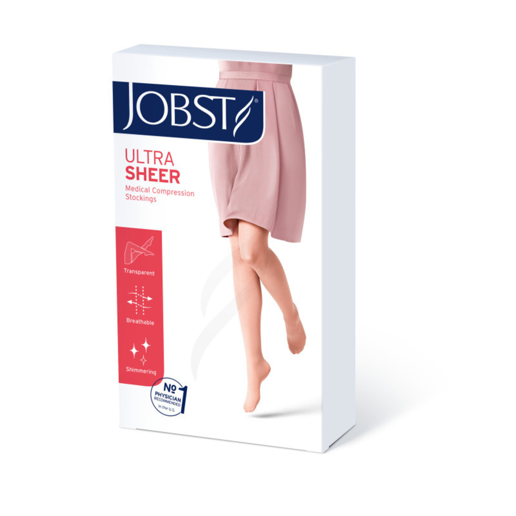 JOBST Ultrasheer Knee C/T Diamond Style