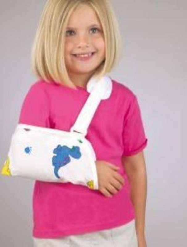 FLA Orthopedics Pediatric Arm Sling Hook And Loop-Universal