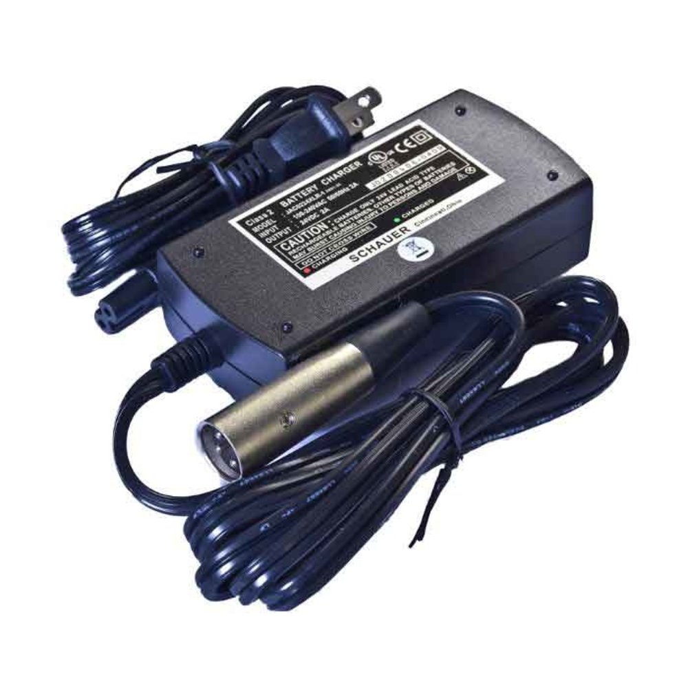 Schauer 24 Volt 2 Amp Battery Charger 089132 JAC0224XLR Atlantic