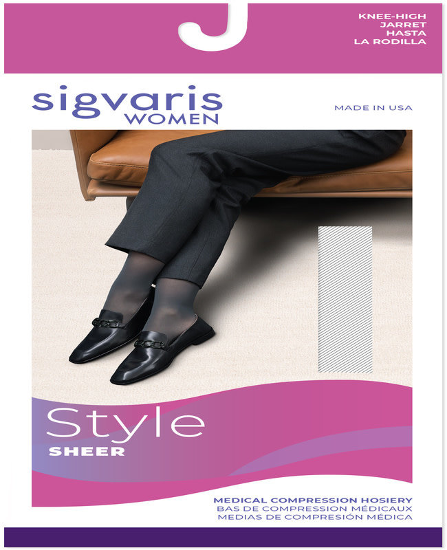 SIGVARIS Women's Style Sheer Pantyhose 20-30 mmHg