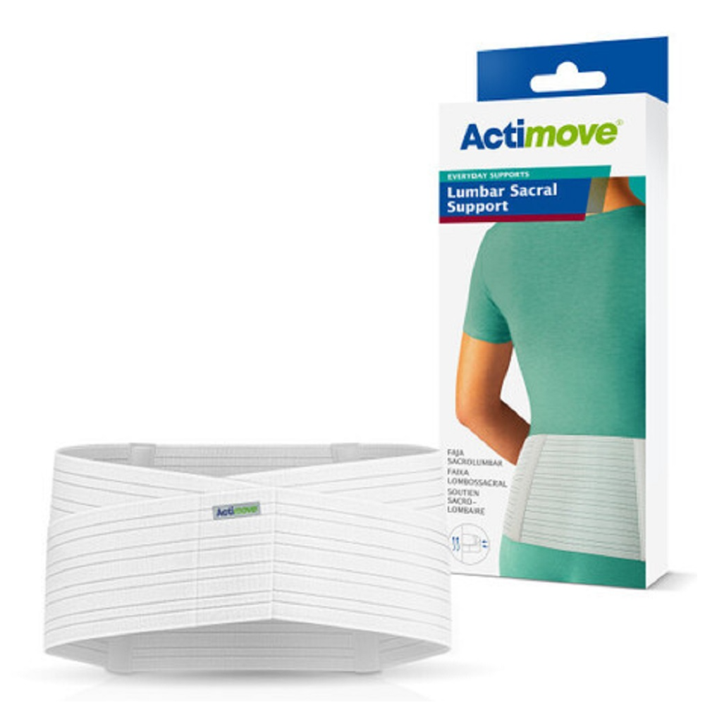 Actimove Lumbar Support Sacral Cool-Lightweight 7 inches White