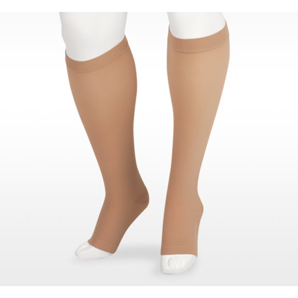 JUZO 2030 mmHg, Soft, Knee High, Open Toe Compression Stockings