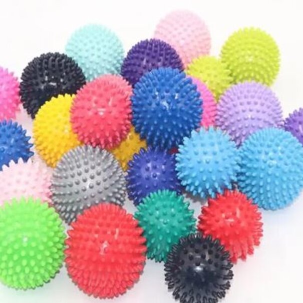Spiky Massage Balls - 2 pack 3" and 3.5" Multicolor