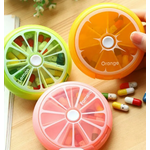 7 Day Pill Box: Round, Airtight, Travel-Friendly Storage