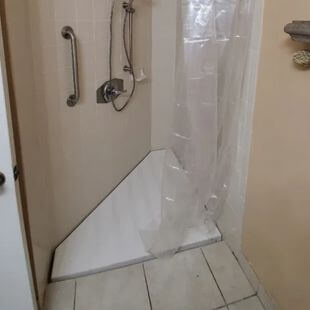 Raised Shower Floor