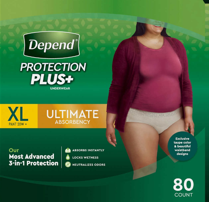Depend Protection Plus+ Women - Atlantic Healthcare Products