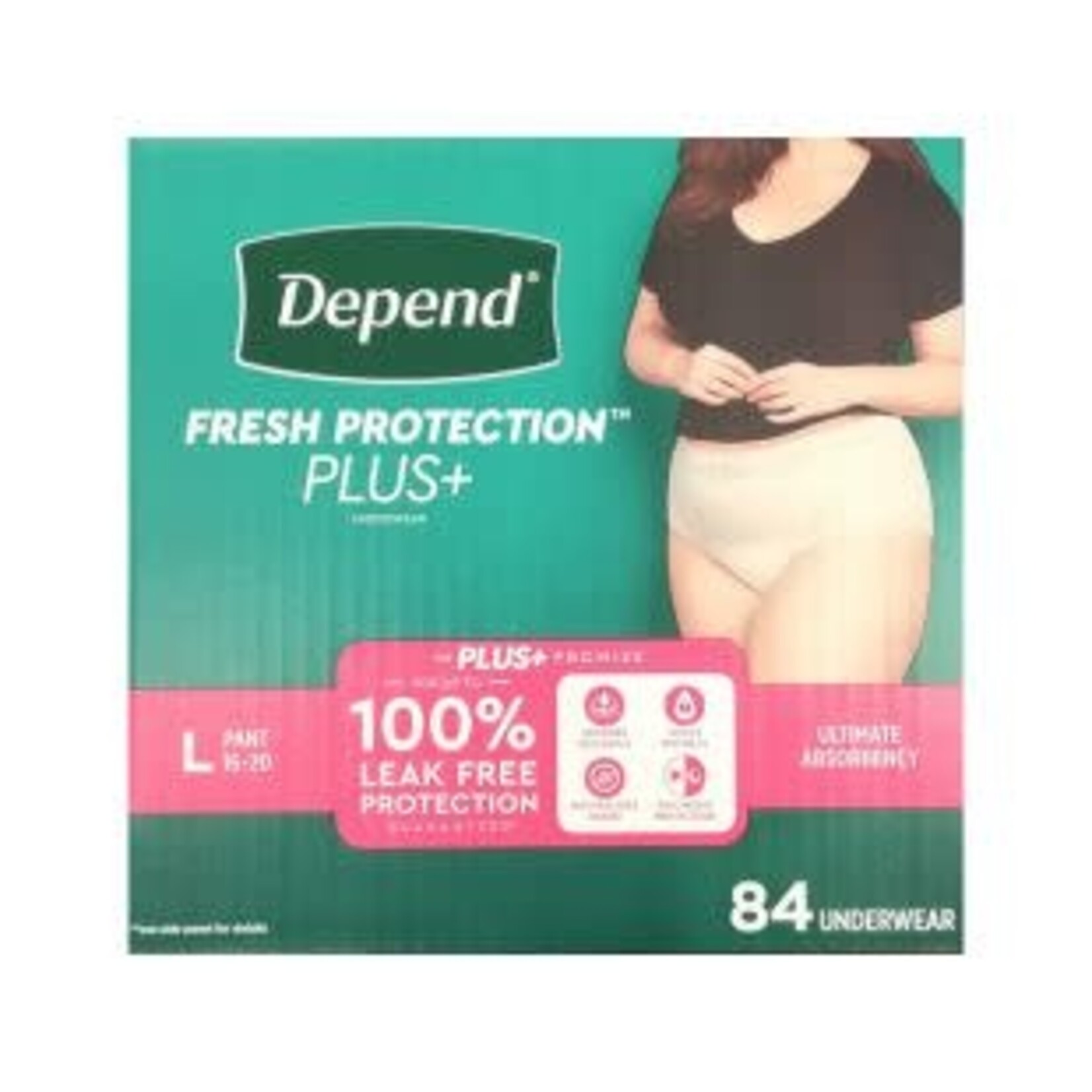 Depend Protection Plus+ Women