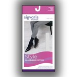 SIGVARIS Women's Style Sea Island Cotton Calf 20-30 mmHg