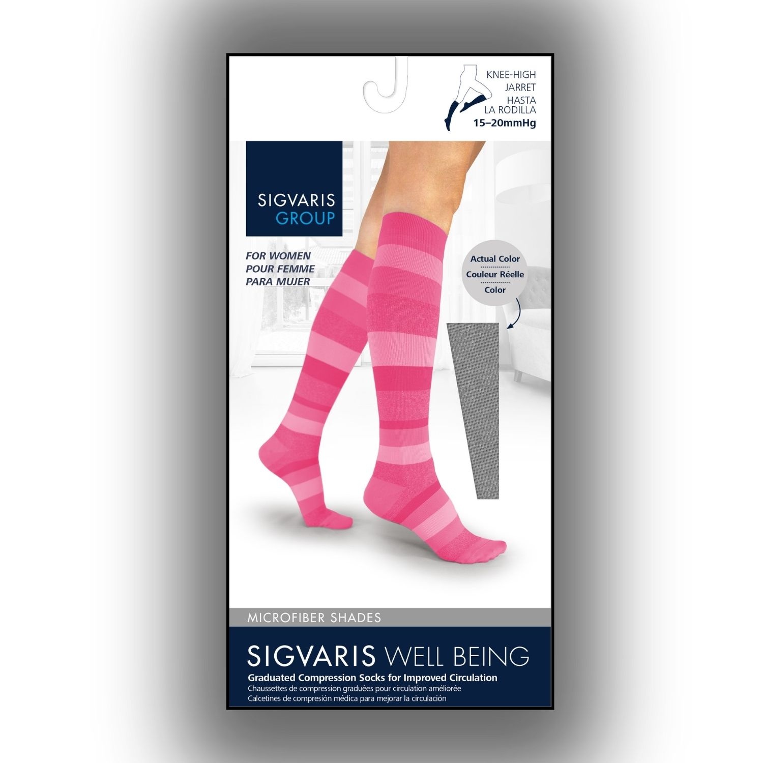 Women's Microfiber Shades Calf 15-20 mmHg - Atlantic Healthcare