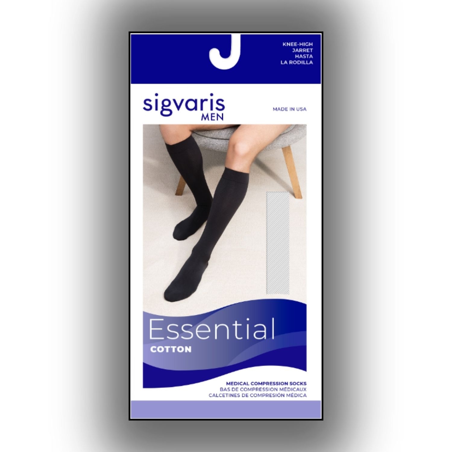 ⚠️一点の金額になります。sigvaris Essential 着圧ソックス sigvaris-mens-essential-cotton