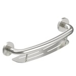 PLUS Shampoo Shelf + Grab Bar - Stainless Steel
