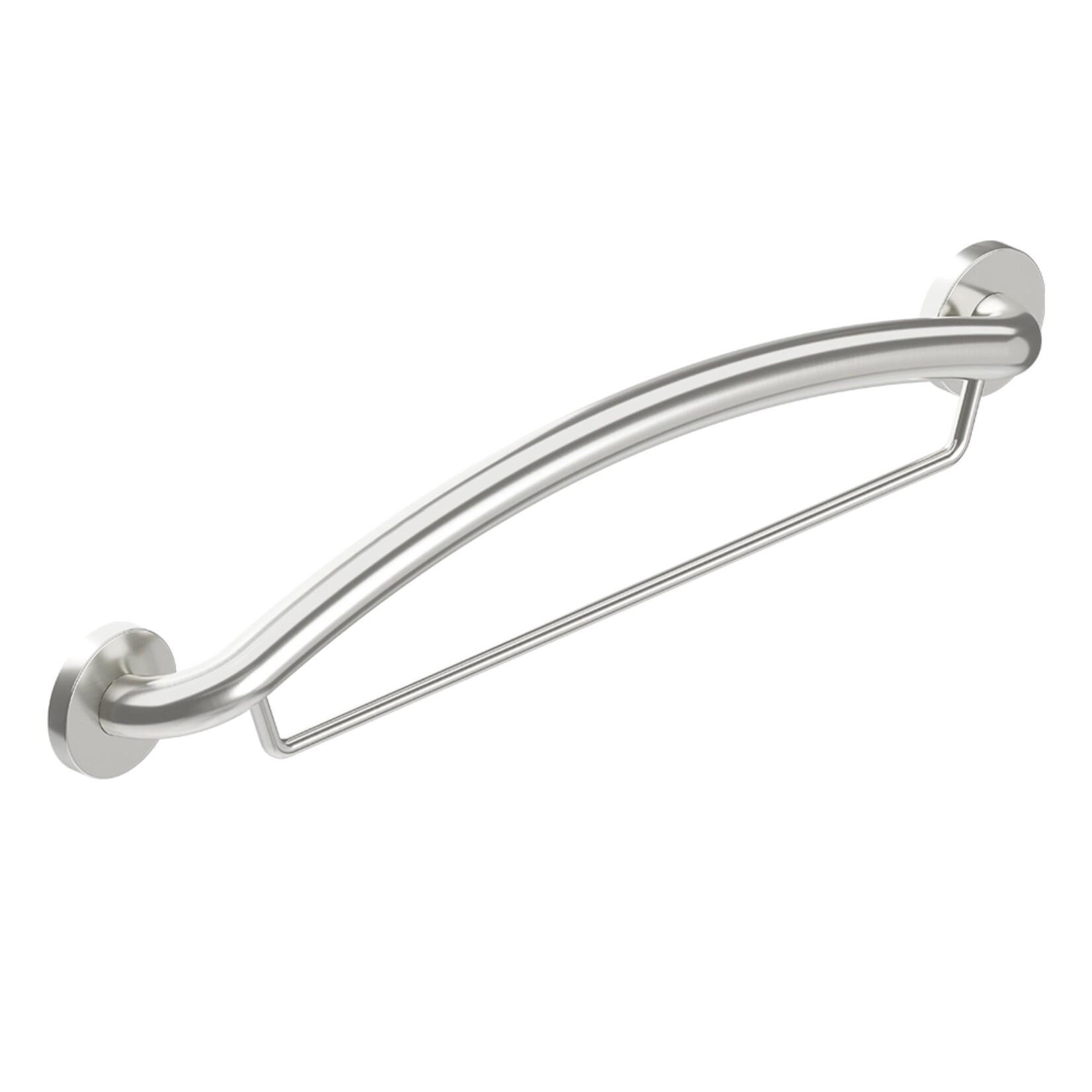 PLUS Towel Bar 24" + Grab Bar - Stainless Steel product image #1