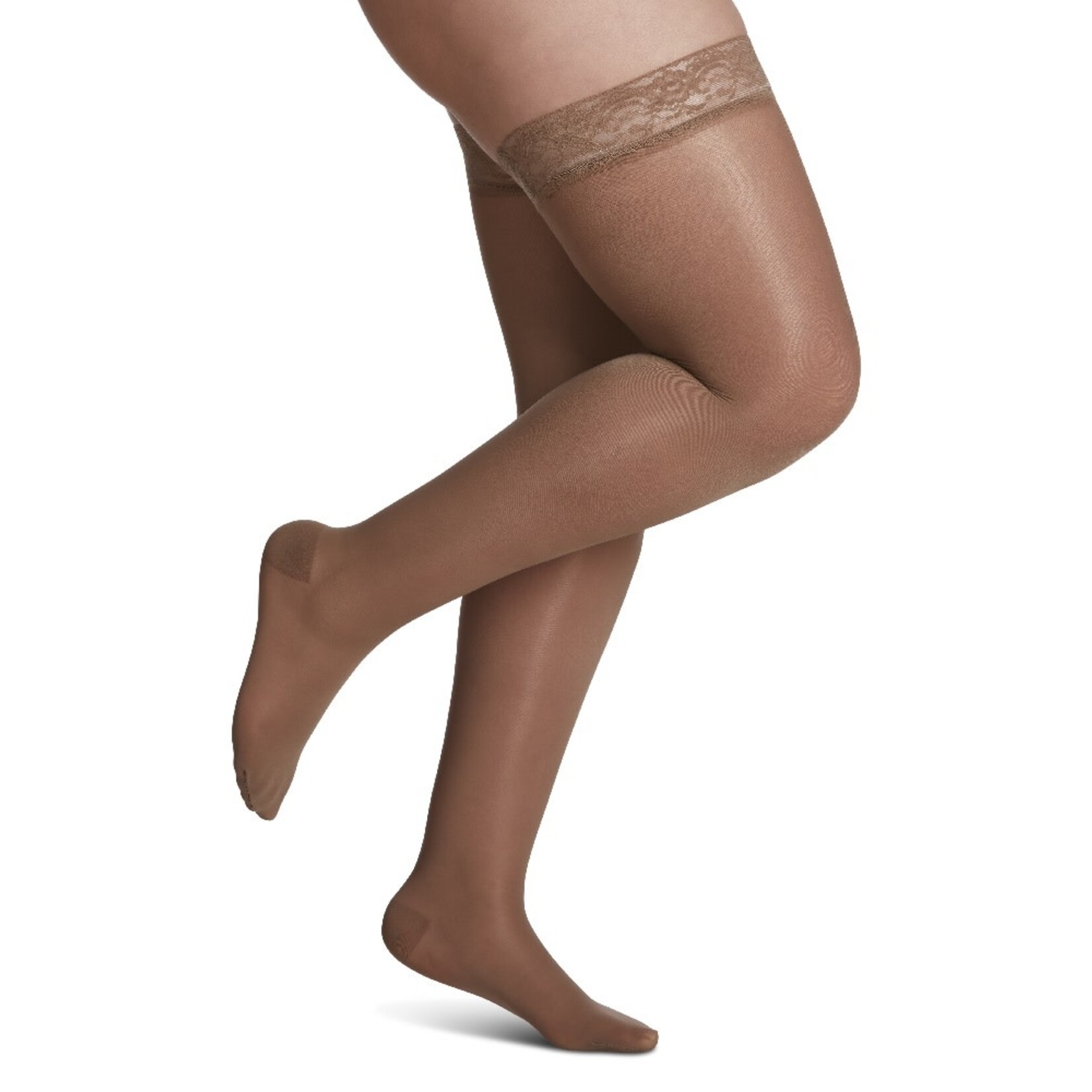 SIGVARIS Women's Sheer Fashion Thigh-High 15-20 mmHg