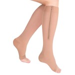 Zipper Compression Socks - 15-20 mmHg